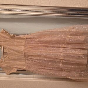 Joyfolie Formal Sparkling Ten/Gold Kids Dress